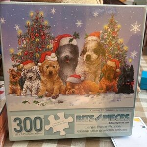NWT Canine Christmas Puzzle - 300 Piece
